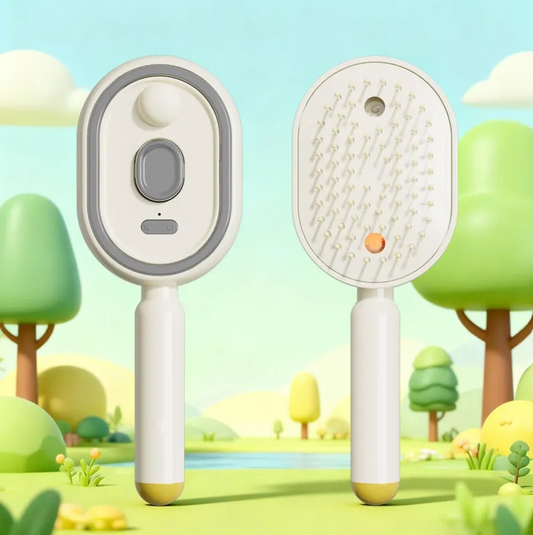 Elektrischer Haarkamm mit Sprühnebel