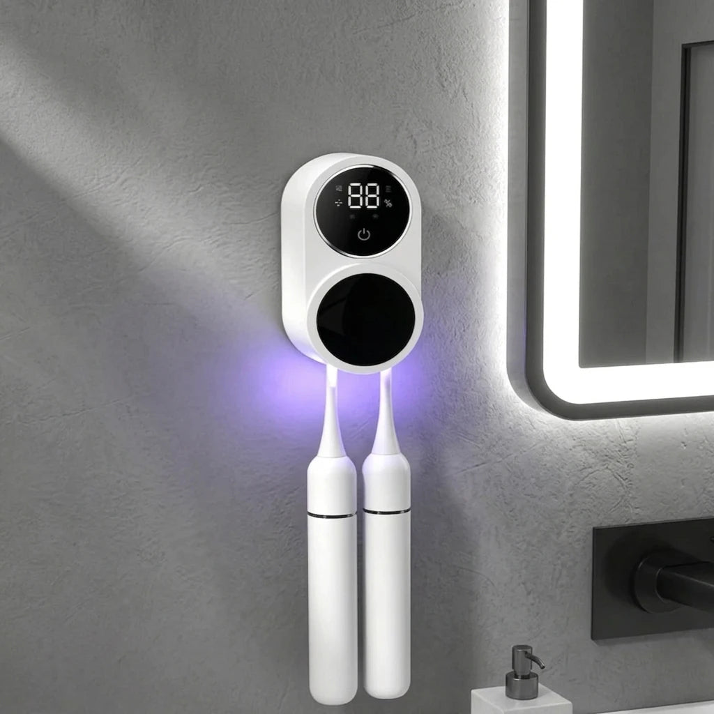 UV Zahnbürsten Sterilisator – Hygienische UV-C Reinigung für Zahnbürsten (Reise & Zuhause)