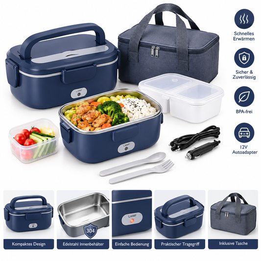 Elektrische Heizbare Lunchbox – Warmes Essen überall