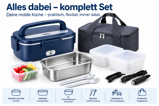 Elektrische Heizbare Lunchbox – Warmes Essen überall