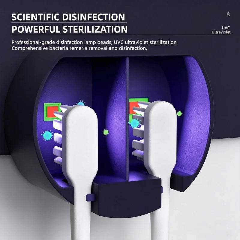 UV Zahnbürsten Sterilisator – Hygienische UV-C Reinigung für Zahnbürsten (Reise & Zuhause)